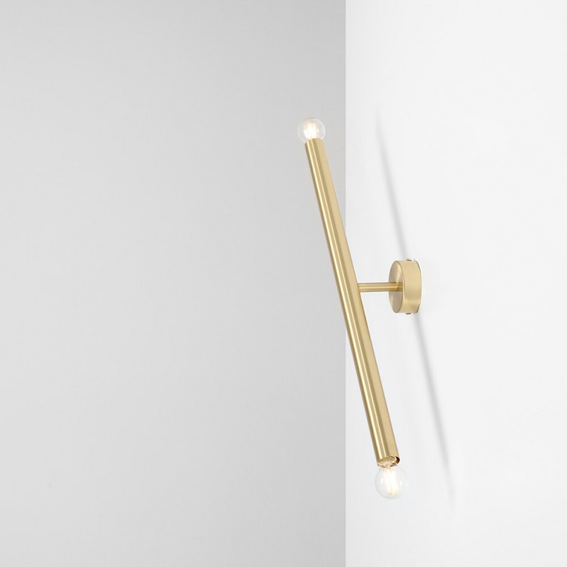 Kinkiet Tubo S złoty Aldex | Elegancki design | Kup online