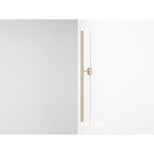 Kinkiet Tubo L złoty Aldex | Designerski kinkiet 100cm