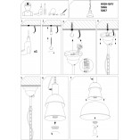 Lampa Wisząca Industrialna Czarna High-Bay Nowodvorski | Loft