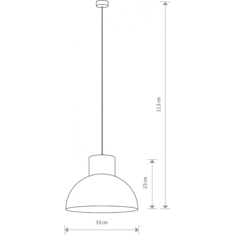 Lampa Wisząca Industrialna Works Czarna | Nowodvorski