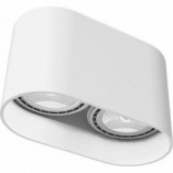 Lampa spot podwójna Oval biała | Nowodvorski - Oświetlenie