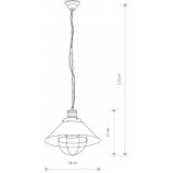 Lampa Wisząca Industrialna Garret | Nowodvorski - Loftowa
