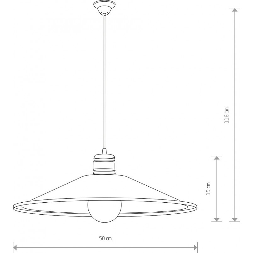Lampa Wisząca Industrialna Garret | Nowodvorski - 50cm