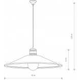 Lampa Wisząca Industrialna Garret | Nowodvorski - 50cm
