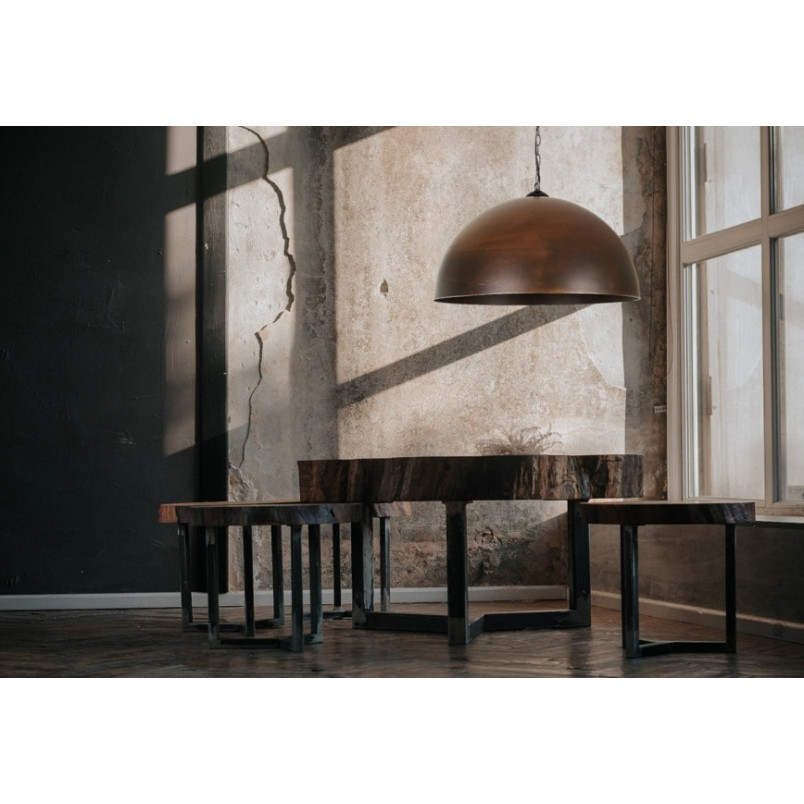 Lampa wisząca industrialna Hemisphere Rust | Nowodvorski