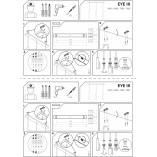 Lampa wisząca Eye 3 biała Nowodvorski | Nowoczesny Design