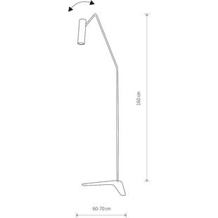 Lampa podłogowa biała NOWODVORSKI Eye Super | Minimalizm i styl