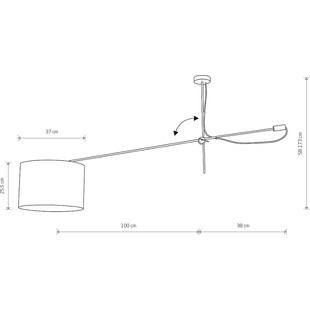 Lampa sufitowa Viper biała | Nowodvorski - Odkryj elegancję