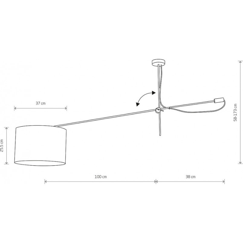 Lampa sufitowa Viper biała | Nowodvorski - Odkryj elegancję