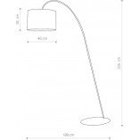 Lampa podłogowa Alice - Nowodvorski | Elegancki design