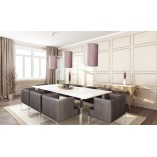 Lampa wisząca welurowa Barrel Velvet różowa | Nowodvorski