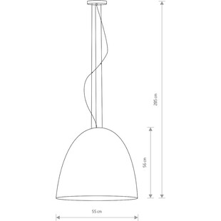 Lampa wisząca Egg biało-złota Nowodvorski | Nowoczesne oświetlenie