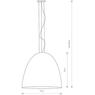 Lampa wisząca Egg czarno-złota Nowodvorski - Stylowe oświetlenie