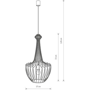 Lampa wisząca glamour Luksor czarna | Nowodvorski
