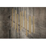 Lampa wisząca Nowodvorski Laser X - Mosiądz i Czarny | Eleganckie oświetlenie