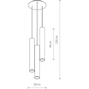 Lampa wisząca Eye III biała | Nowodvorski - 20cm