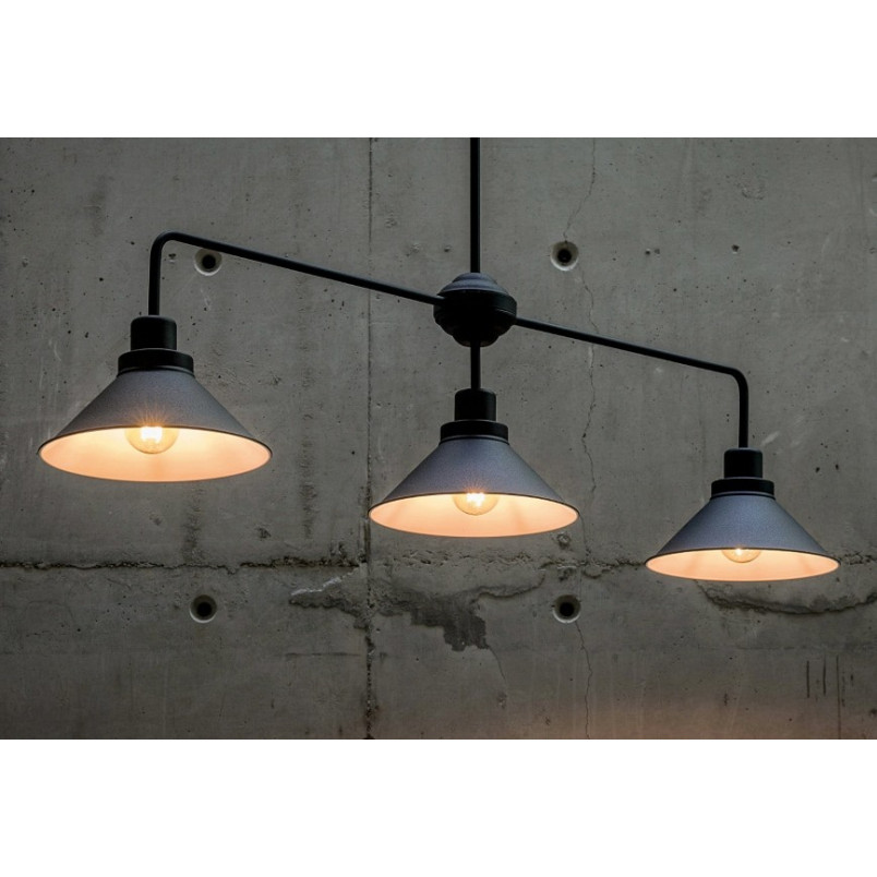 Lampa Sufitowa Industrialna Craft III Czarna - Nowodvorski