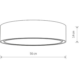 Plafon okrągły biały Mist 56cm - Nowodvorski | Sklep z lampami
