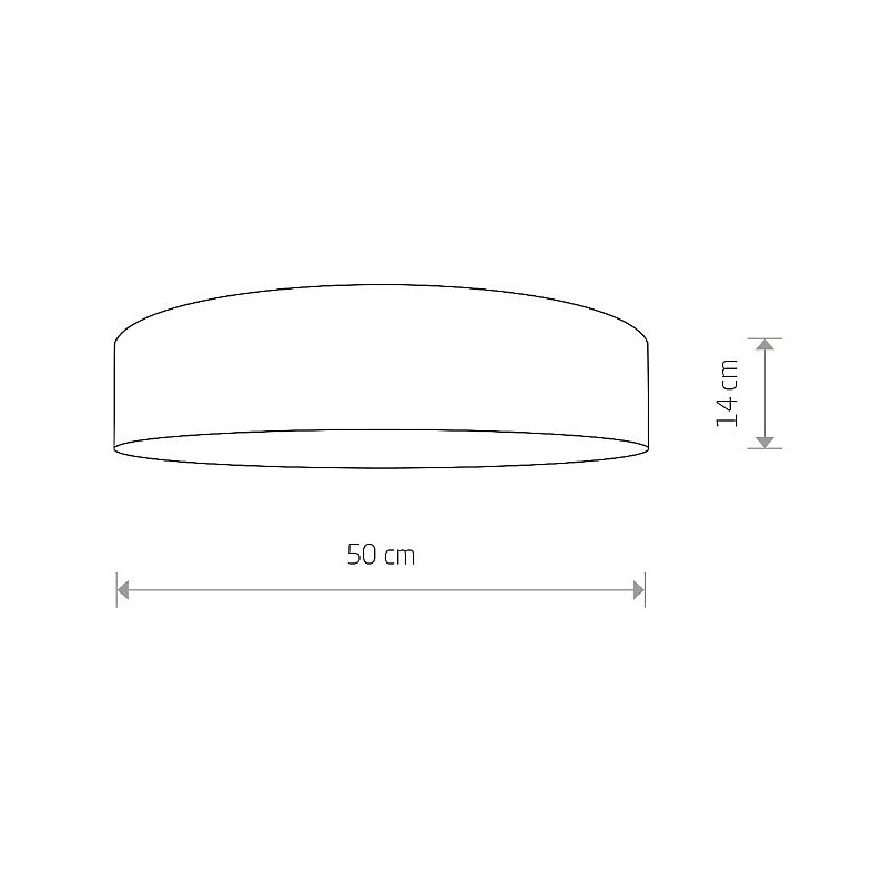 Plafon Laguna kremowy 50cm | Nowodvorski - Eleganckie oświetlenie
