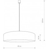 Lampa wisząca Turda szara | Nowodvorski - Nowoczesny Design