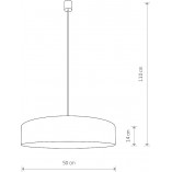 Lampa wisząca Turda szara | Nowodvorski | Oświetlenie LED