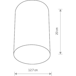 Lampa Point Plexi biała Nowodvorski | Nowoczesne oświetlenie