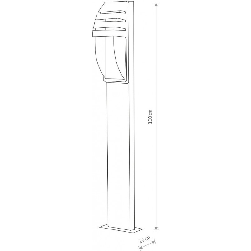Lampa zewnętrzna Mistral I szara 100cm - Nowodvorski