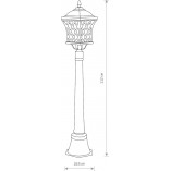 Lampa zewnętrzna retro Tay | Nowodvorski | Słupki ogrodowe