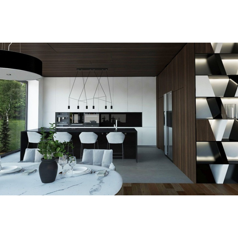 Lampa Sufitowa Imbria VI 135cm Czarna | Nowodvorski