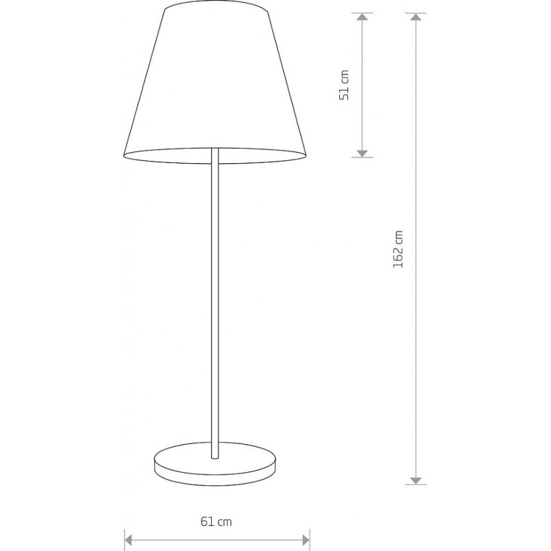 Lampa podłogowa czarna Moss | Nowodvorski - Elegancki design