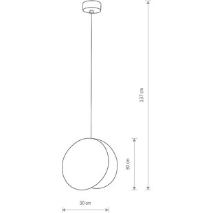 Lampa wisząca Wheel mosiądz - Nowodvorski | Eleganckie oświetlenie