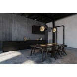 Lampa wisząca Wheel mosiądz - Nowodvorski | Eleganckie oświetlenie
