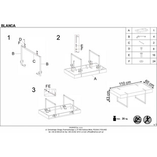 Ława Blanca Halmar: Nowoczesny Design | Biały Marmur