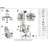 Fotel komputerowy Drake Halmar | Ergonomiczny i wygodny