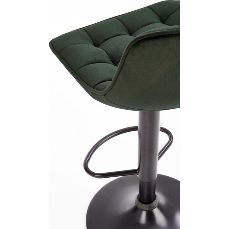 Hoker pikowany Halmar H-95 | Zielony, regulowany | Kup online