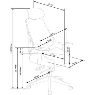 Fotel Gabinetowy Hasel Halmar | Komfort i Ergonomia
