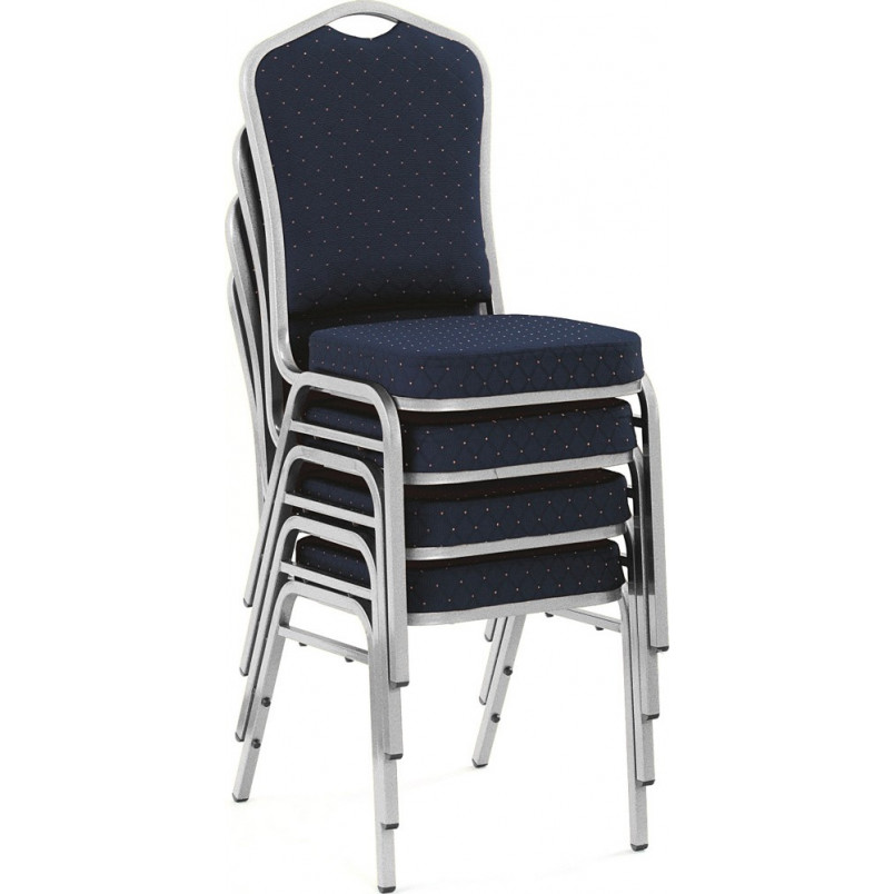 Krzesło weselne niebieskie/srebrne Halmar K66S | Elegancki design