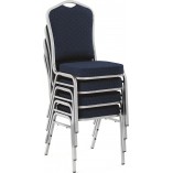 Krzesło weselne niebieskie/srebrne Halmar K66S | Elegancki design
