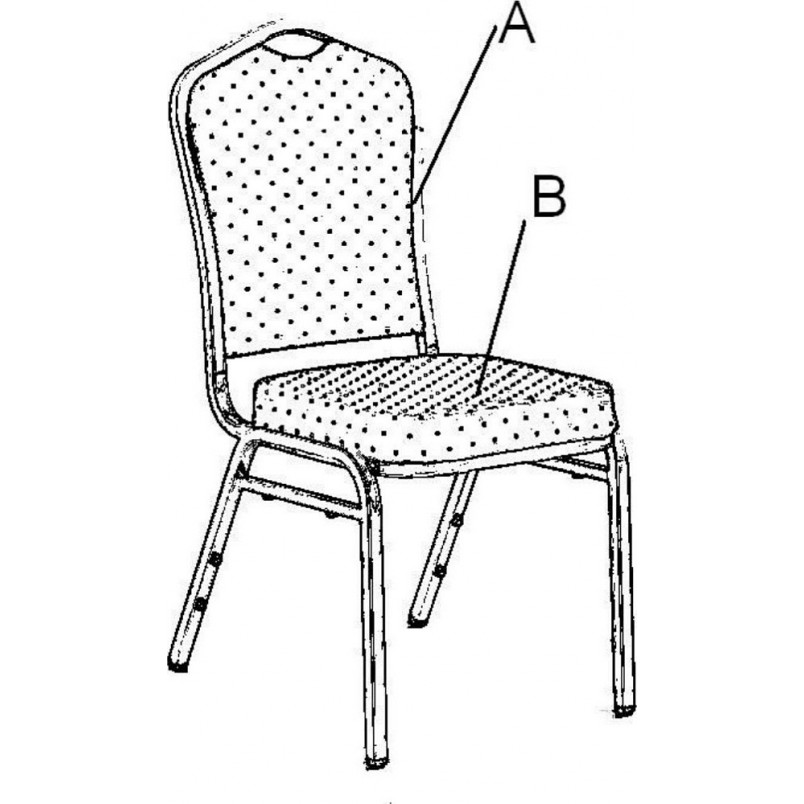Krzesło weselne niebieskie/srebrne Halmar K66S | Elegancki design