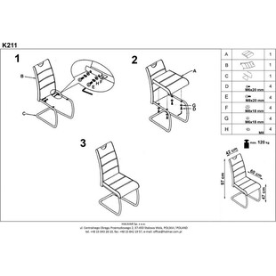 Krzesło tapicerowane Halmar K349 - Nowoczesny design, Komfort i styl