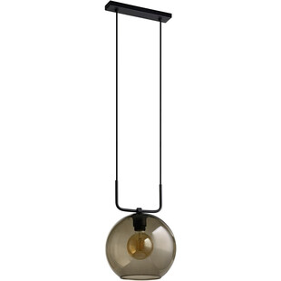 Lampa wisząca Monaco - szara kula szklana | Nowodvorski