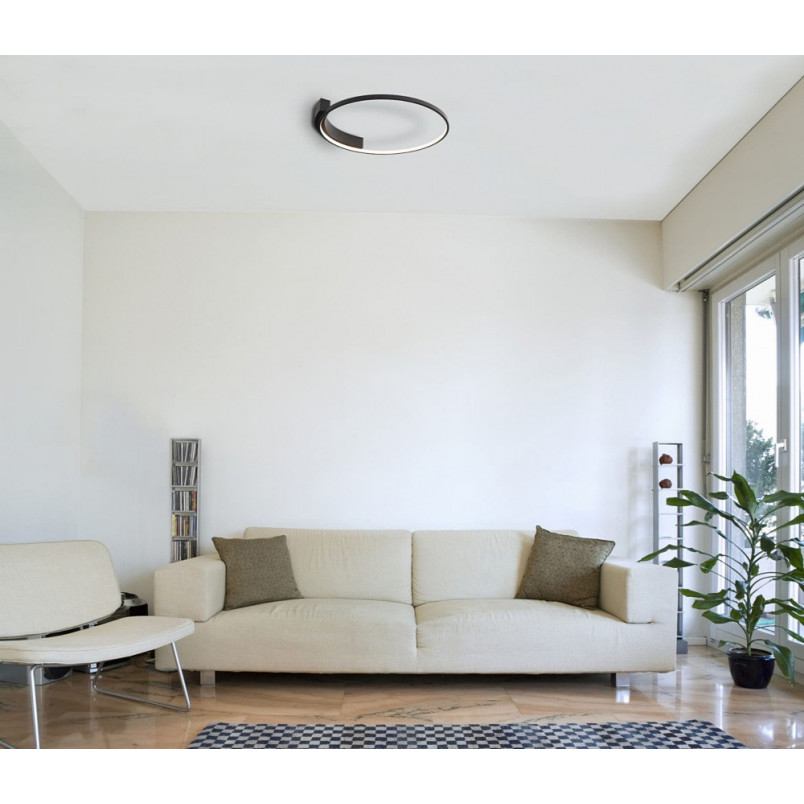 Plafon LED Velvet Czarny MaxLight | Nowoczesne Oświetlenie