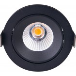 Oprawa łazienkowa Cyklop 9cm LED czarna MaxLight | Downlight IP65