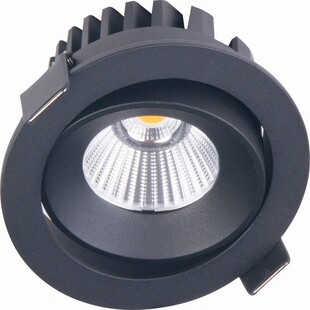 Oprawa łazienkowa Cyklop 9cm LED czarna MaxLight | Downlight IP65