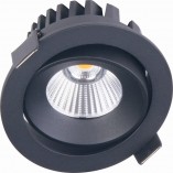 Oprawa łazienkowa Cyklop 9cm LED czarna MaxLight | Downlight IP65