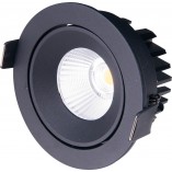 Oprawa łazienkowa Cyklop 9cm LED czarna MaxLight | Downlight IP65