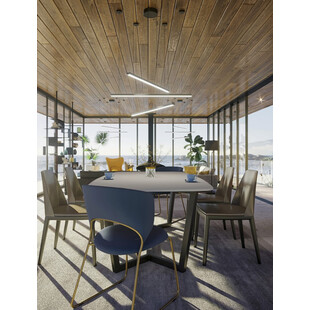 Lampa wisząca Trio III 100cm LED czarna - MaxLight