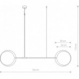 Lampa Wisząca Drewniana Minimal II 130cm | Nowodvorski