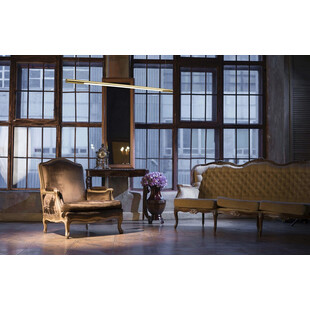 Złota Lampa Wisząca LED MaxLight | Glamour, Nowoczesny Design