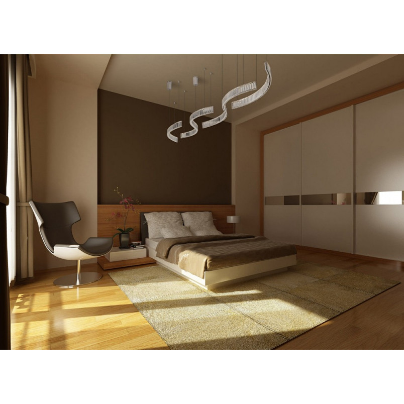 Lampa wisząca glamour Saphir LED | MaxLight - 100cm